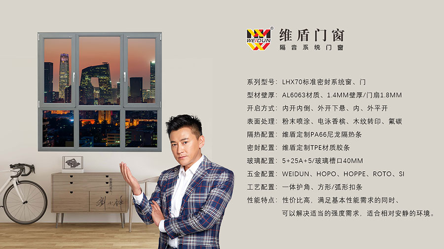 LHX70标准密封系统窗、门 